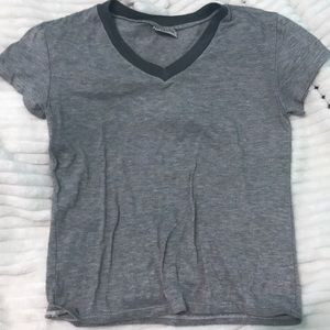 Firehouse girls large grey v neck